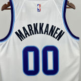 2026 Jazz MARKKANENE #00 White NBA Jerseys