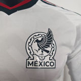 2026/27 Mexico Away White Player Version Long Sleeve Soccer Jersey