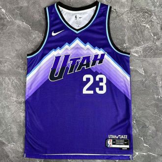 2026 Jazz MARKKANEN #23 Purple NBA Jerseys