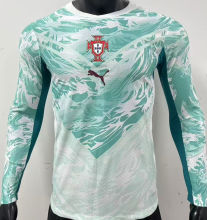 2026/27 Portugal Away Player Version Long Sleeve Soccer Jersey