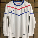 2010 Netherlands Away White Retro Long Sleeve Soccer Jersey