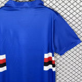 1991/1992 Sampdoria Home Retro Soccer Jersey