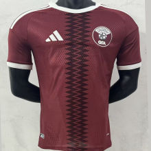 2026/27 Qatar Home Red Player Version Soccer Jersey