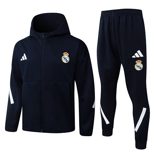 2026/27 RM Baby Blue Zipper Jacket Tracksuit