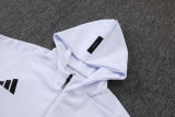 2026/27 RM White Zipper Jacket Tracksuit
