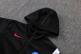 2026/27 PSG Black Zipper Jacket Tracksuit