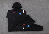 2026/27 PSG Black Zipper Jacket Tracksuit