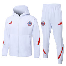 2026/27 PSG White Zipper Jacket Tracksuit