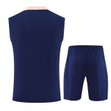 2026/27 France Sapphire Blue Vest Training Jersey(A Set)
