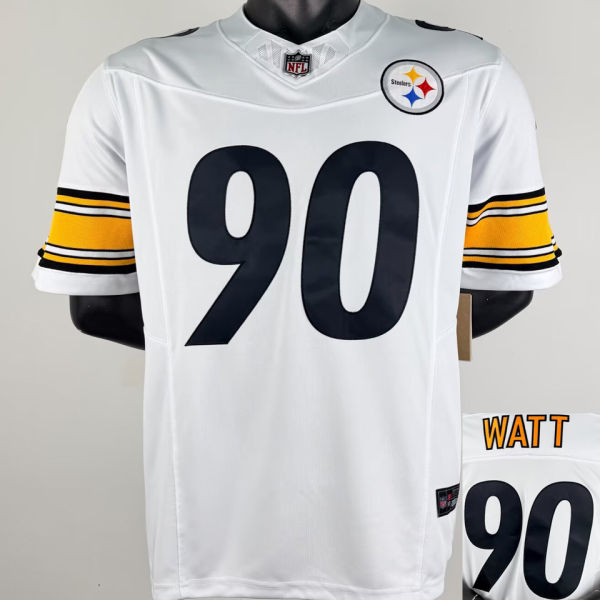 WATT #90 Men's Pittsburgh Steelers NFL Jersey 钢人