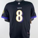 JACKSON #8 Men's Baltimore Ravens NFL Jersey 乌鸦