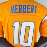 HERBERT #10 Men's Los Angeles Chargers NFL Jersey 闪电
