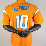 HERBERT #10 Men's Los Angeles Chargers NFL Jersey 闪电