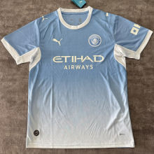 2026/27 Man City Home Blue Fans Soccer Jersey