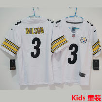 WILSON #3 Pittsburgh Steelers Kids NFL Jersey 钢人