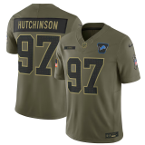HUTCHINSON #97 Men's Detroit Lions NFL Jersey 雄狮