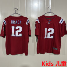 BRADY #12 New England Patriots Kids NFL Jersey 爱国者