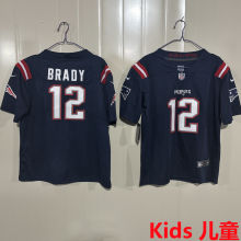 BRADY #12 New England Patriots Kids NFL Jersey 爱国者