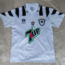 1996 Botafogo Away White Retro Soccer Jersey