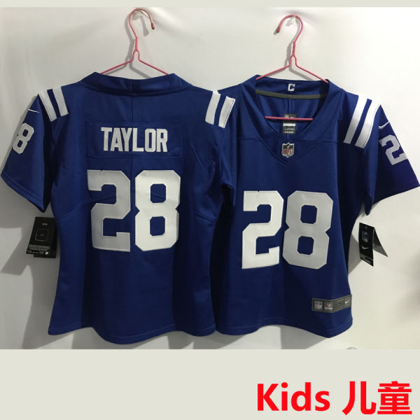 TAYLOR #28 Indianapolis Colts Kids NFL Jersey 小马