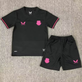 2025/26 Everton 4TH  Black Kids Soccer Jersey