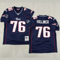 VOLLMER #76 Men's New England Patriots Retro NFL Jersey 爱国者