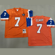 ELWAY #7 Men's Denver Broncos Retro NFL Jersey 野马