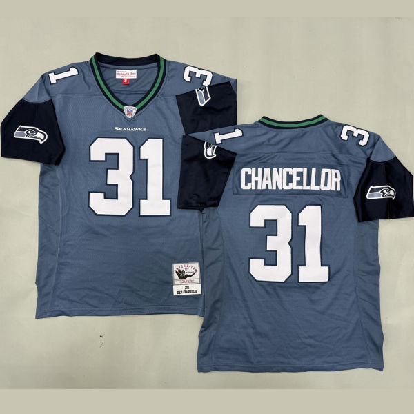 CHANCELLOR #31 Seattle Seahawks Retro NFL Jersey 海鹰