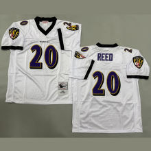 REED #20 Men's Baltimore Ravens Retro NFL Jersey 乌鸦