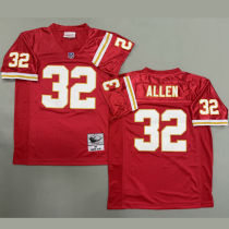ALLEN #32 Men's Kansas City Chiefs Retro NFL Jersey 酋长