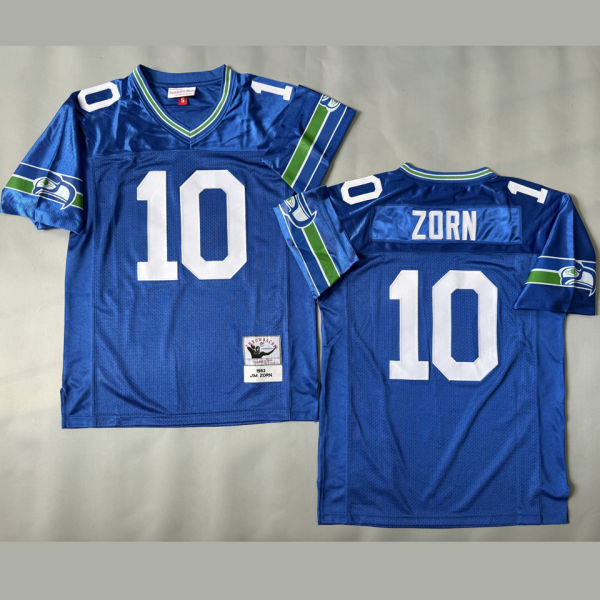 ZORN #10 Seattle Seahawks Retro NFL Jersey 海鹰