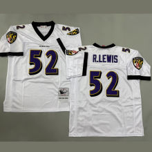 R.LEWIS #52 Men's Baltimore Ravens Retro NFL Jersey 乌鸦