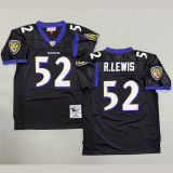 R.LEWIS #52 Men's Baltimore Ravens Retro NFL Jersey 乌鸦