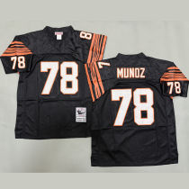 MUNDZ #78 Men's Cincinnati Bengals Retro NFL Jersey 猛虎