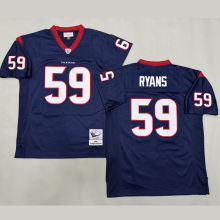 RYANS #59 Men's Houston Texans Retro NFL Jersey 德州人