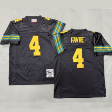 FAVRE #4 Men's Green Bay Packers Retro NFL Jersey 包装工