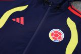 2026/27 Colombia Baby Blue Hoody Zipper Jacket