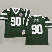 BYRD #90 Men's New York Jets Retro NFL Jersey 喷气机