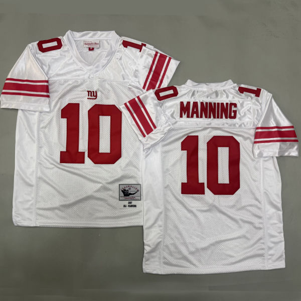 MANNING #10 Men's New York Giants Retro NFL Jersey 巨人