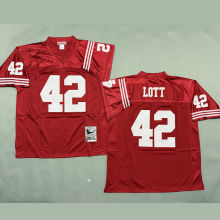 LOTT #42 Men's San Francisco 49ers Retro NFL Jersey 49人