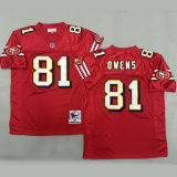 OWENS #81 Men's San Francisco 49ers Retro NFL Jersey 49人
