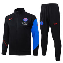 2026/27 PSG Black Jacket Tracksuit
