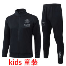2026/27 PSG Black Kids Jacket Tracksuit