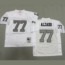 ALZADO #77 Men's Las Vegas Raiders Retro NFL Jersey 突袭者