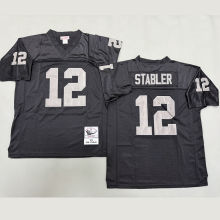 STABLER #12 Men's Las Vegas Raiders Retro NFL Jersey 突袭者