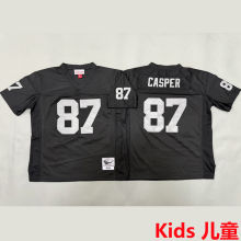 CASPER #87 Las Vegas Raiders Retro Kids NFL Jersey 突袭者
