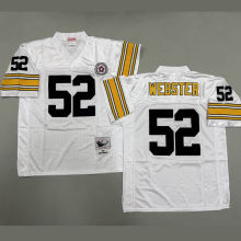 WEBSTER #52 Men's Pittsburgh Steelers Retro NFL Jersey 钢人