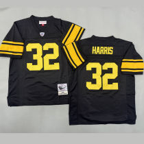 HARRIS #32 Men's Pittsburgh Steelers Retro NFL Jersey 钢人