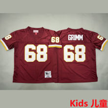 GRIMM #68 Washington Commanders Retro Kids NFL Jersey 指挥官