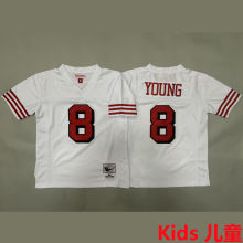 YOUNG #8 San Francisco 49ers Retro Kids NFL Jersey 49人